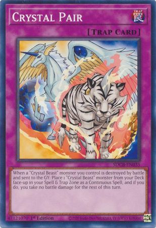 Crystal Pair - SDCB-EN035 - Common 1st Edition
