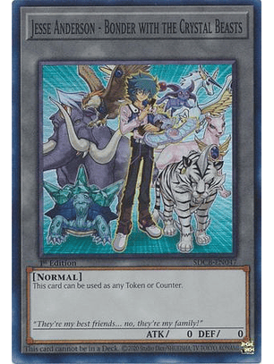 Jesse Anderson - Bonder with the Crystal Beasts - SDCB-EN047 - Super Rare 1st Edition