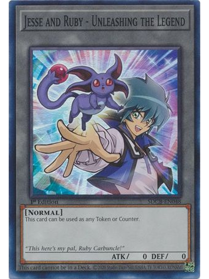 Jesse and Ruby - Unleashing the Legend - SDCB-EN048 - Super Rare 1st Edition 1