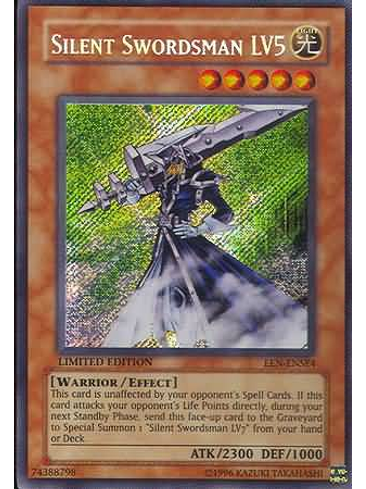 Silent Swordsman LV5 - EEN-ENSE4 - Secret Rare 1