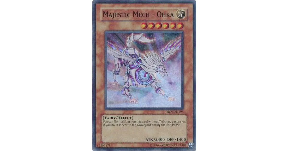 Yu-Gi-Oh! Karte – Majestic Mech - Ohka (EOJ-EN015) Rare
