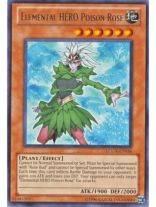Elemental Hero Poison Rose - LCGX-EN036 - Rare Unlimited
