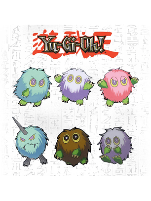 Limited Edition Set of 6 Kuriboh Pin Badges