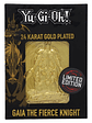 Gaia the Fierce Knight 24K Gold Plated Limited Edition Card - Miniatura 1