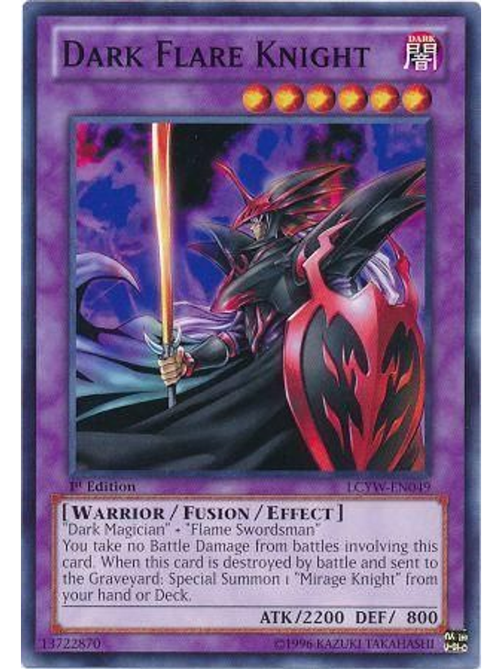 Dark Flare Knight - LCYW-EN049 - Common 1st Edition 1