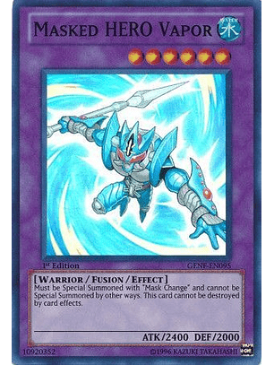 Masked Hero Vapor - GENF-EN095 - Super Rare 1st Edition