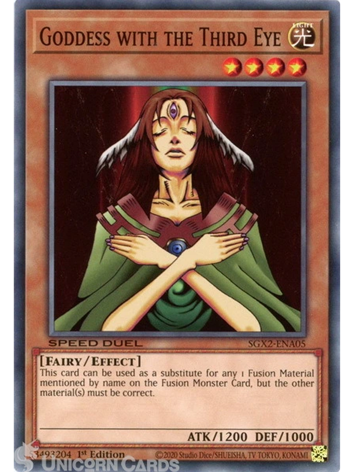 Goddess with the Third Eye - SGX2-ENA05 - Common 1st Edition 1