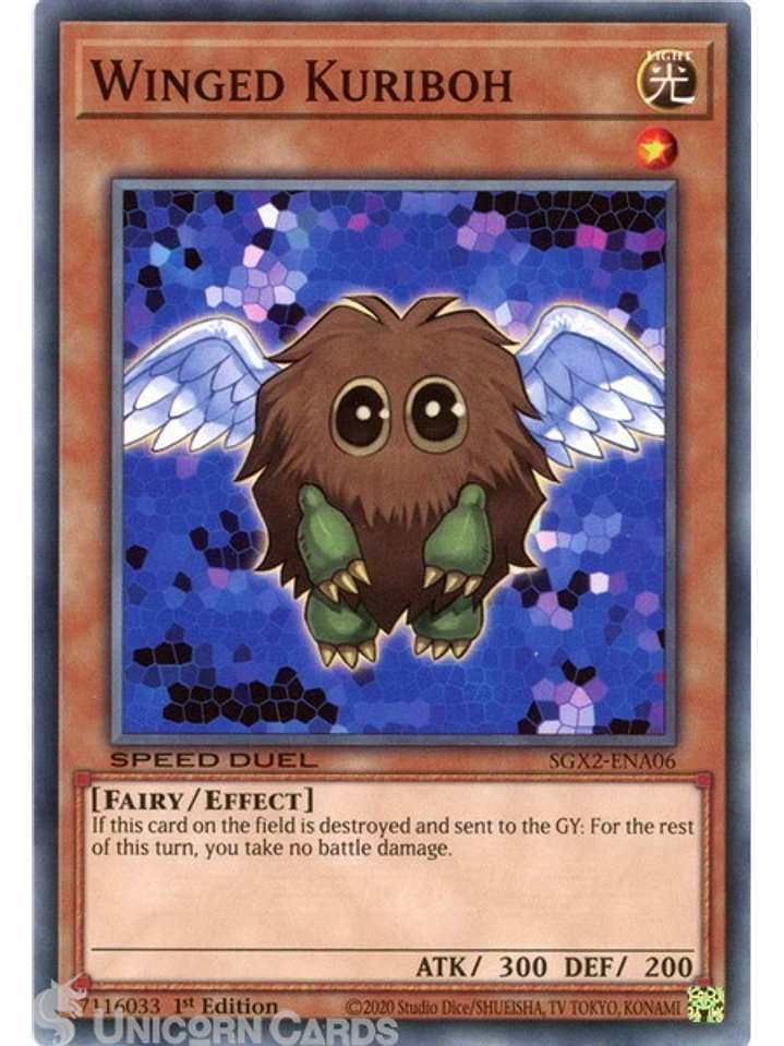 Winged Kuriboh - SGX2-ENA06 - Common 1st Edition 1