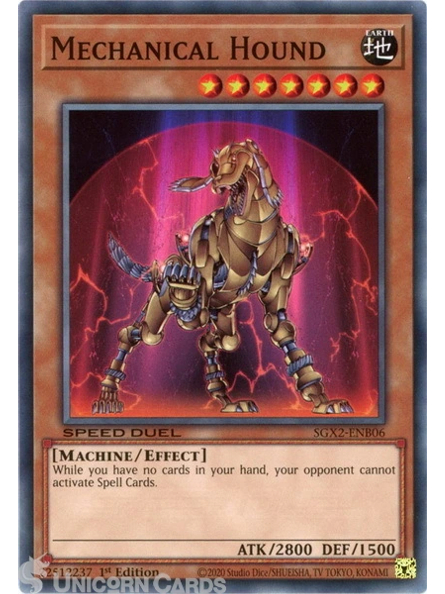 Mechanical Hound - SGX2-ENB06 - Common 1st Edition 1