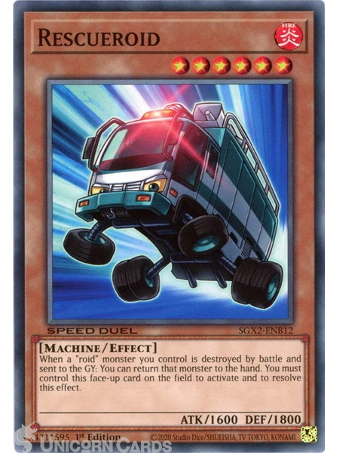 Rescueroid - SGX2-ENB12 - Common 1st Edition 1