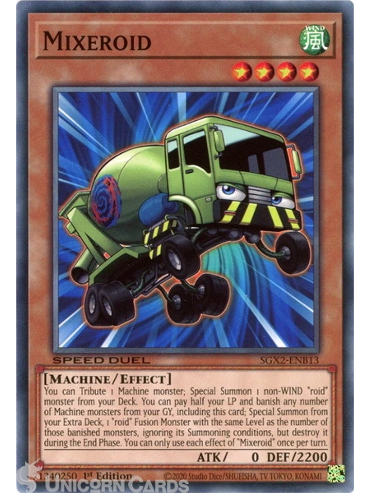 Mixeroid - SGX2-ENB13 - Common 1st Edition 1