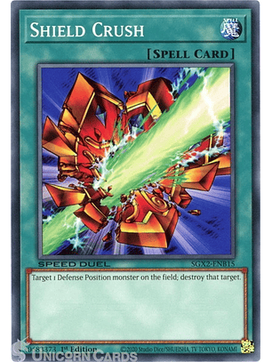 Shield Crush - SGX2-ENB15 - Common 1st Edition