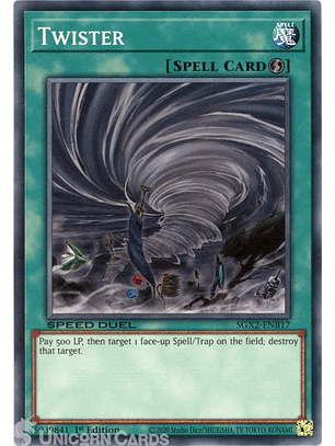 Twister - SGX2-ENB17 - Common 1st Edition