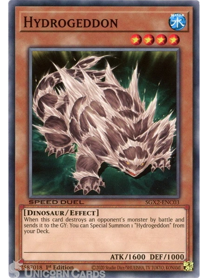 Hydrogeddon - SGX2-ENC03 - Common 1st Edition 1