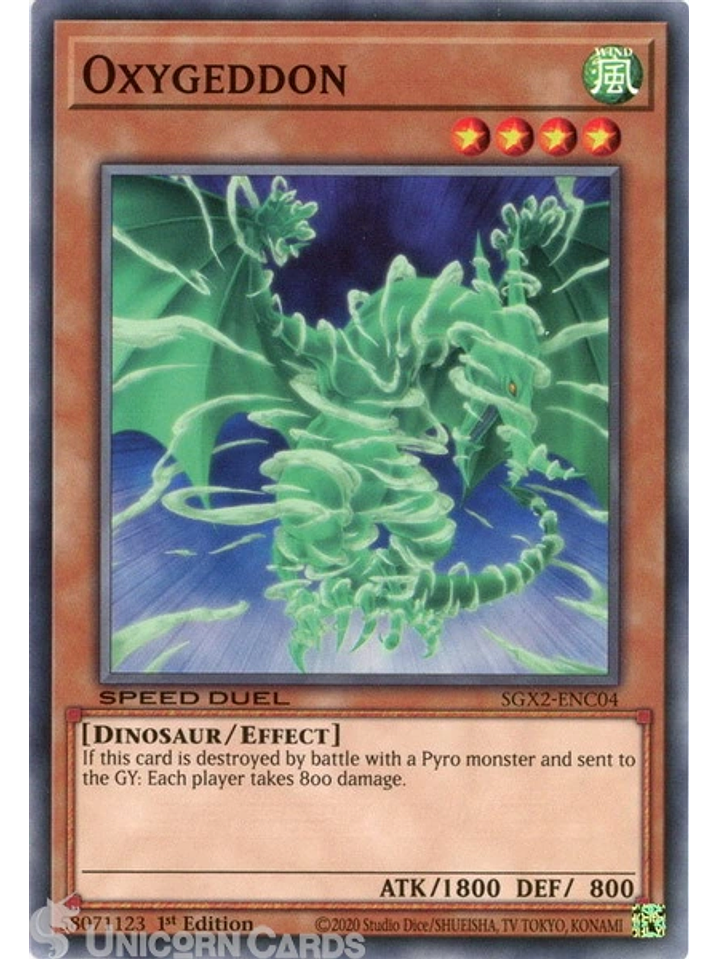 Oxygeddon - SGX2-ENC04 - Common 1st Edition 1