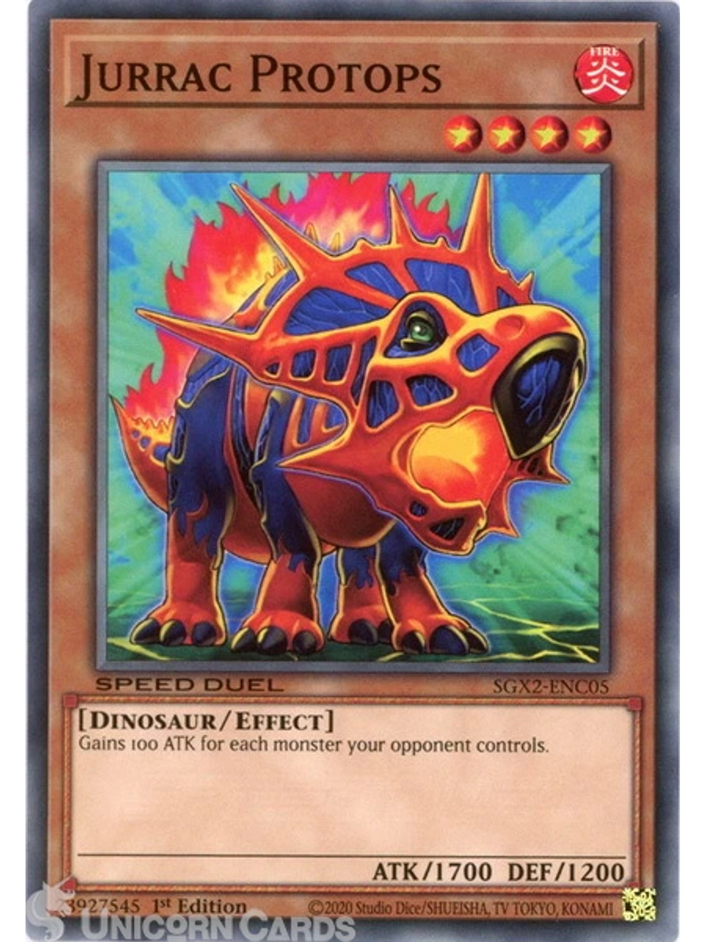 Jurrac Protops - SGX2-ENC05 - Common 1st Edition 1