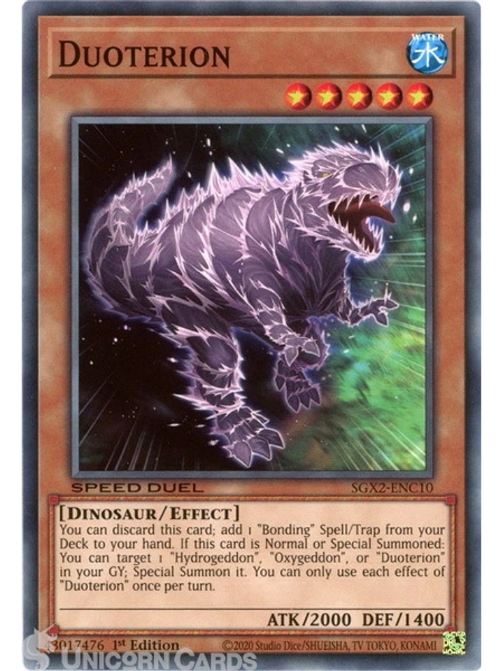 Duoterion - SGX2-ENC10 - Common 1st Edition 1