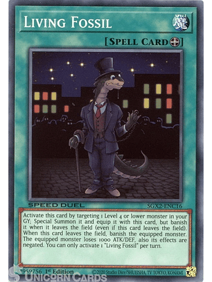 Living Fossil - SGX2-ENC16 - Common 1st Edition