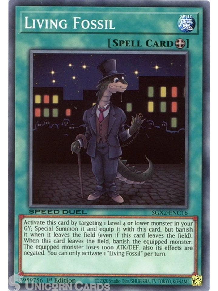 Living Fossil - SGX2-ENC16 - Common 1st Edition 1