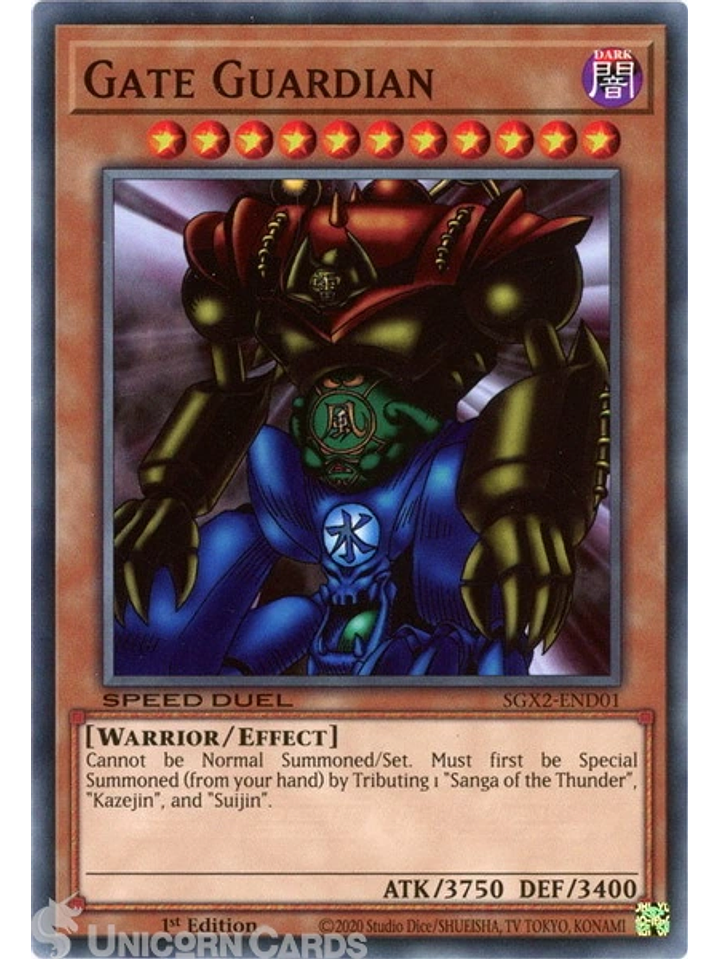 Gate Guardian - SGX2-END01 - Common 1st Edition 1