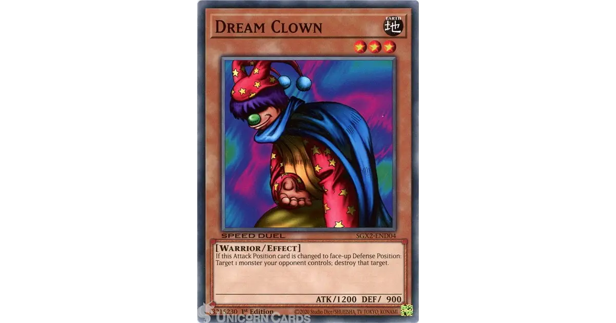 Dream Clown - SGX2-END04 - Common 1st Edition