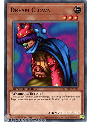 Dream Clown - SGX2-END04 - Common 1st Edition