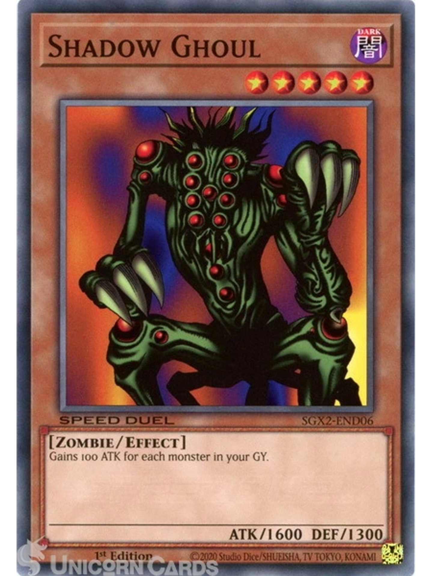 Shadow Ghoul - SGX2-END06 - Common 1st Edition 1