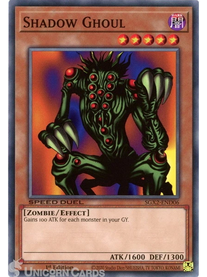 Shadow Ghoul - SGX2-END06 - Common 1st Edition 1