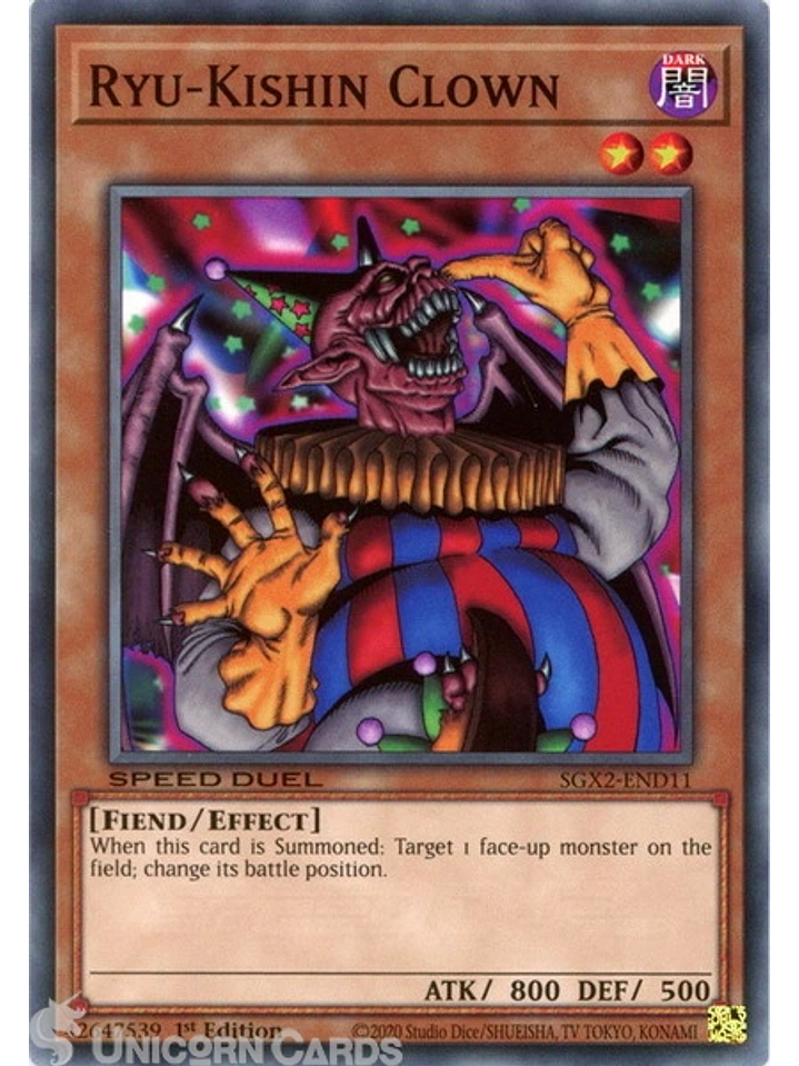 Ryu-Kishin Clown - SGX2-END11 - Common 1st Edition 1