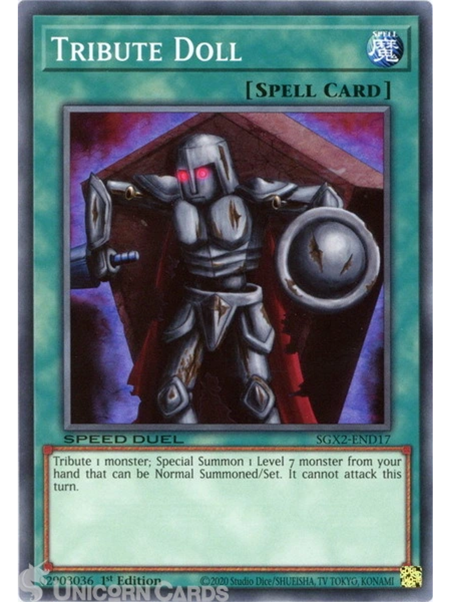 Tribute Doll - SGX2-END17 - Common 1st Edition 1