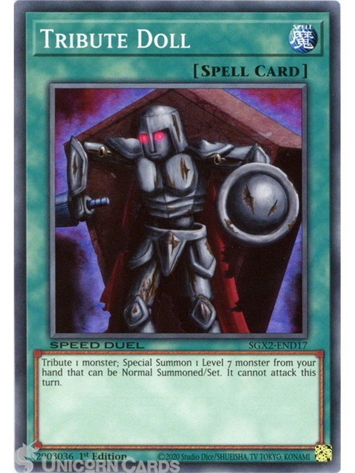 Tribute Doll - SGX2-END17 - Common 1st Edition 1