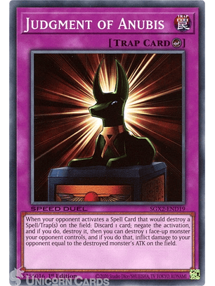 Judgment of Anubis - SGX2-END19 - Common 1st Edition