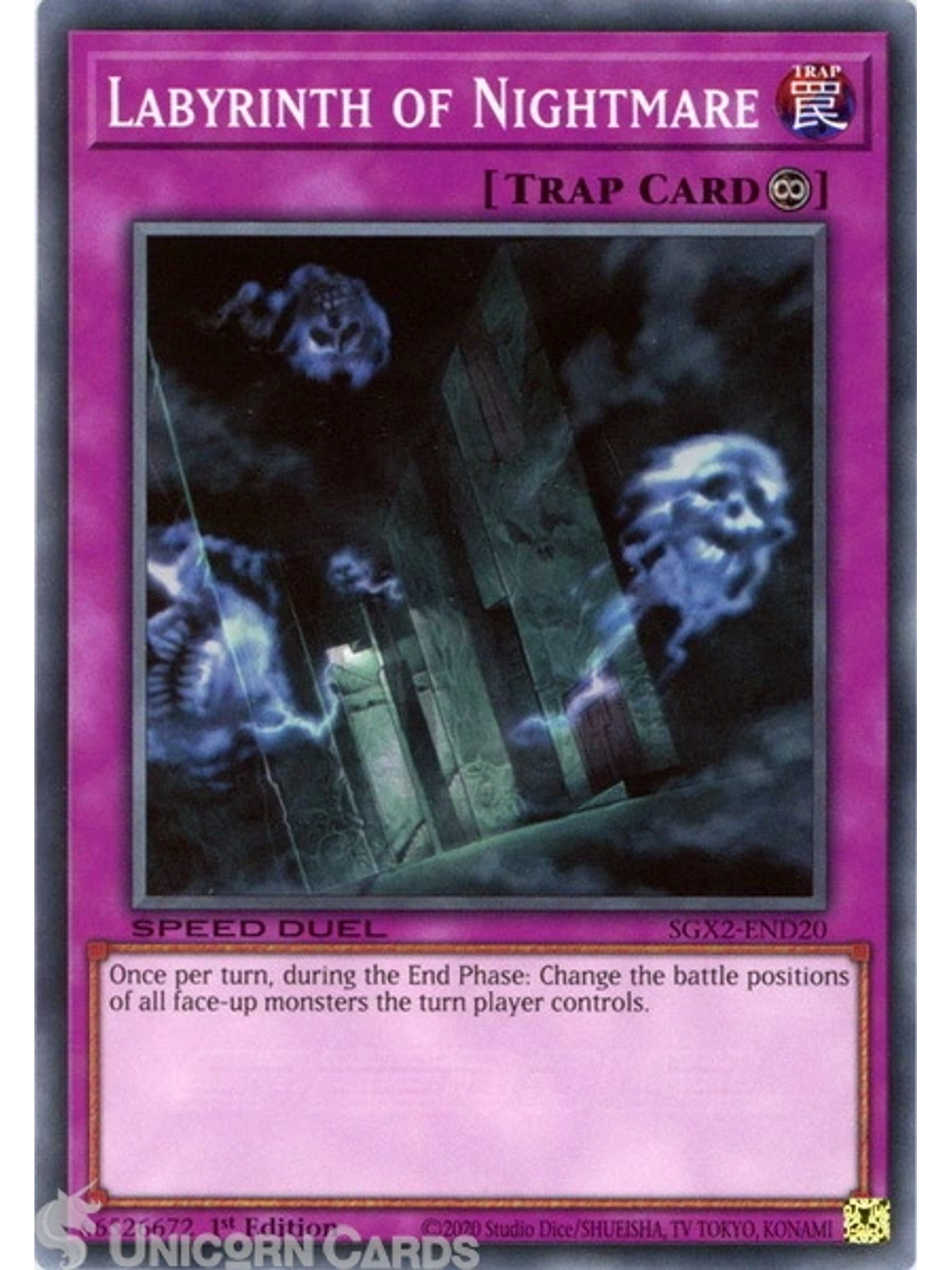 Labyrinth of Nightmare - SGX2-END20 - Common 1st Edition 1