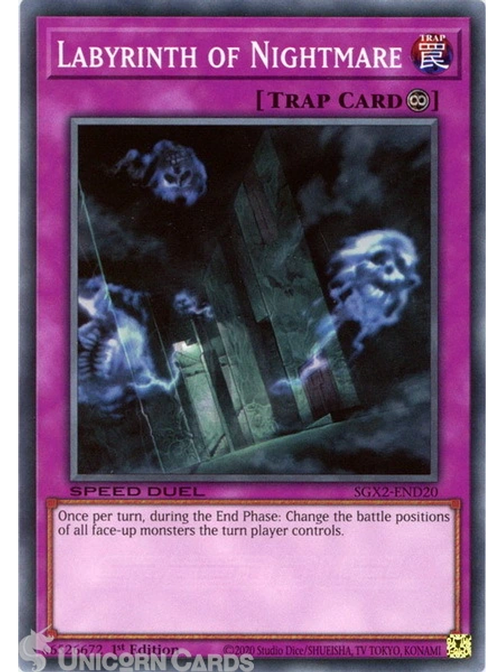 Labyrinth of Nightmare - SGX2-END20 - Common 1st Edition 1