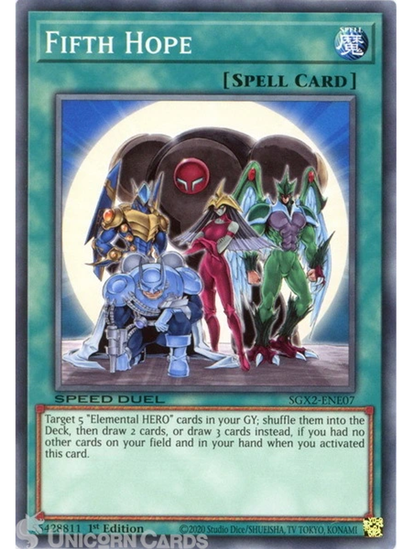 Fifth Hope - SGX2-ENE07 - Common 1st Edition 1