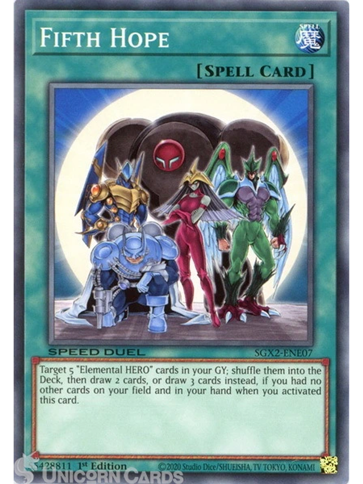 Fifth Hope - SGX2-ENE07 - Common 1st Edition 1