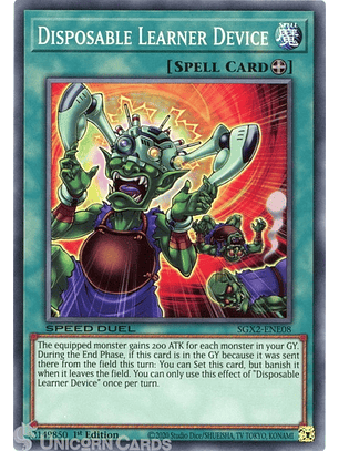 Disposable Learner Device - SGX2-ENE08 - Common 1st Edition