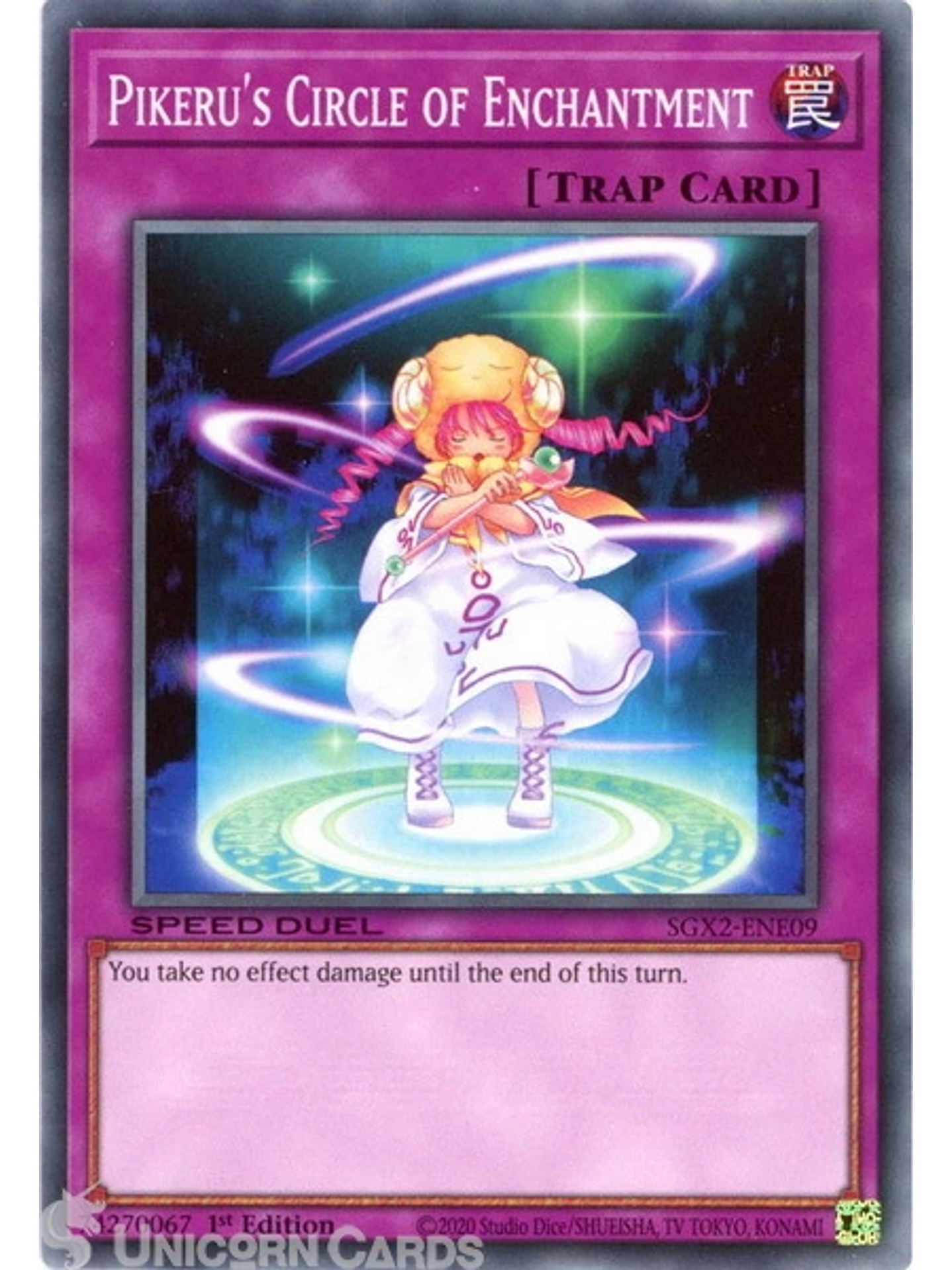 Pikeru's Circle of Enchantment - SGX2-ENE09 - Common 1st Edition 1