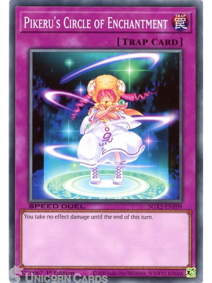 Pikeru's Circle of Enchantment - SGX2-ENE09 - Common 1st Edition 1