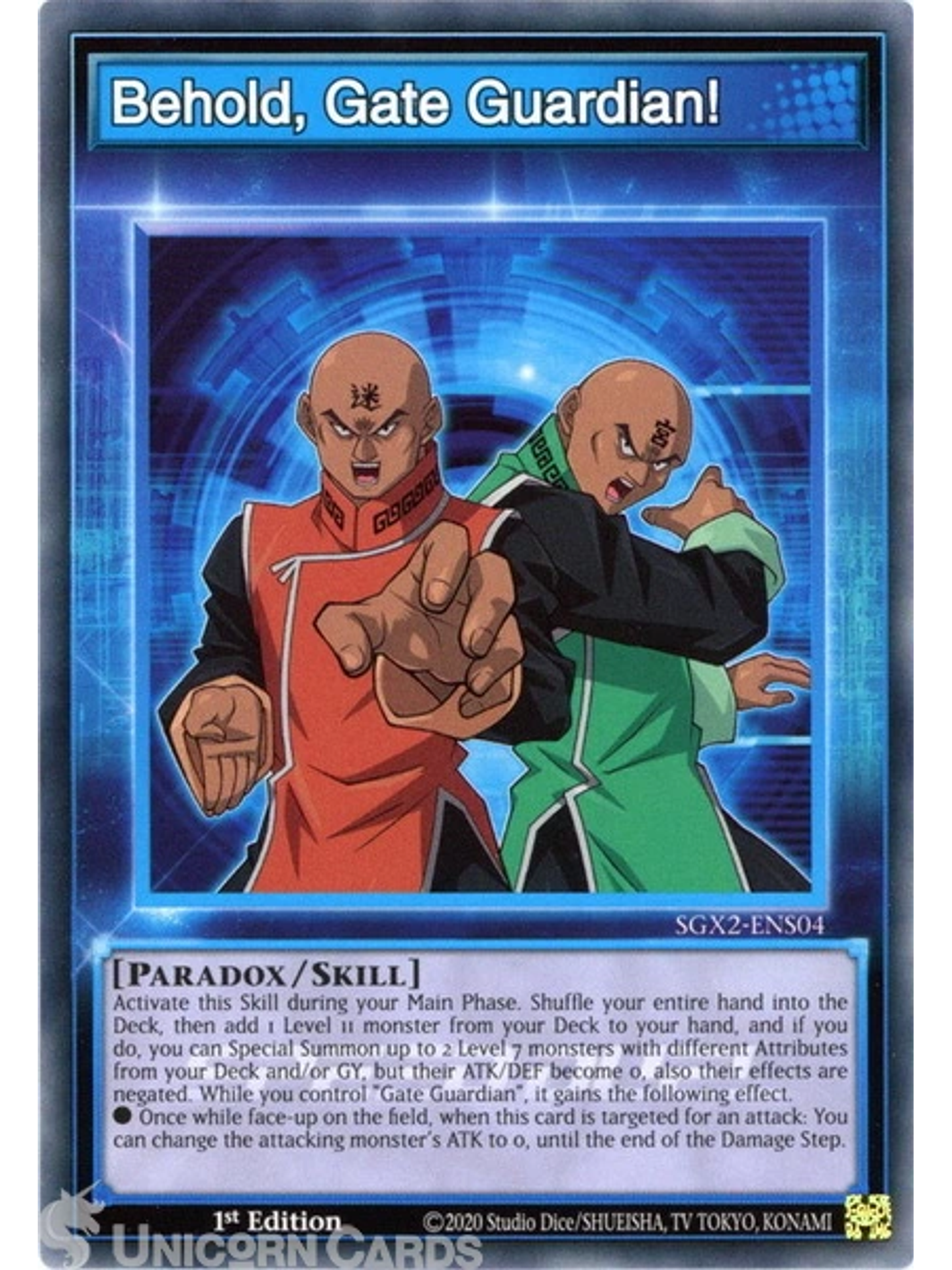 Behold, Gate Guardian! - SGX2-ENS04 - Common 1st Edition 1