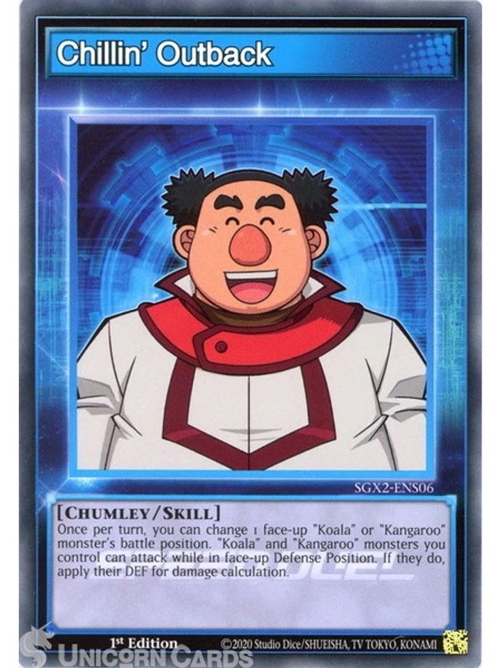 Chillin' Outback - SGX2-ENS06 - Common 1st Edition 1