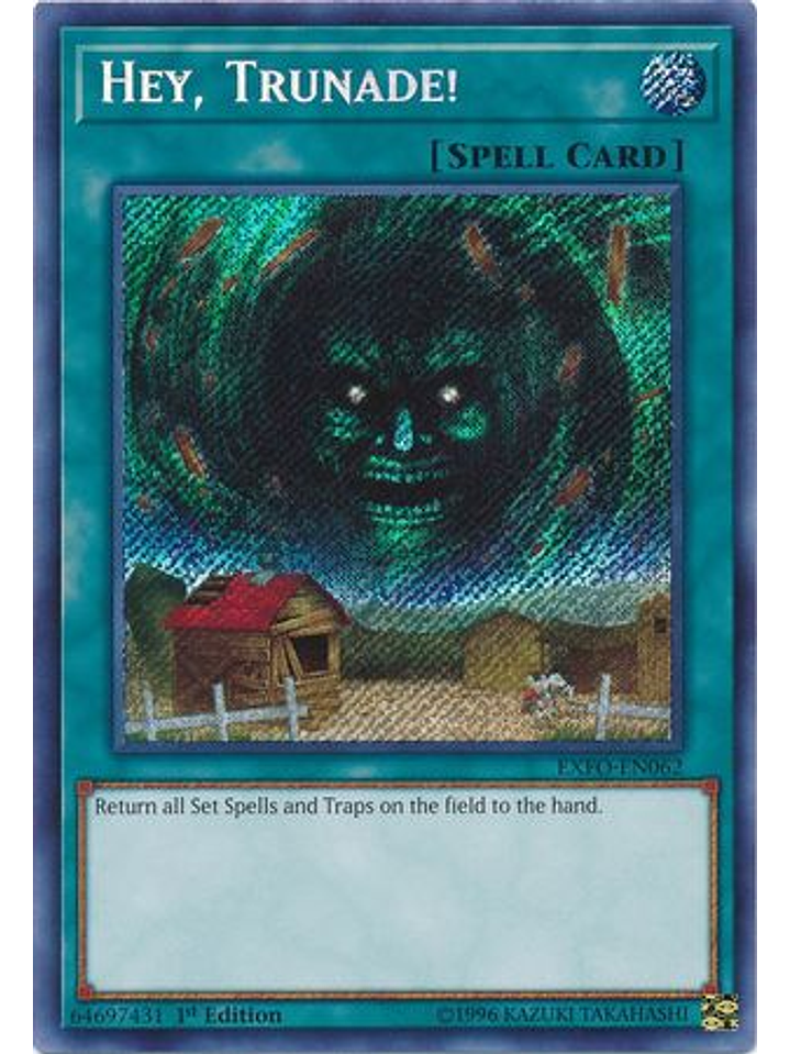 Hey, Trunade! - EXFO-EN062 - Secret Rare 1st Edition 1