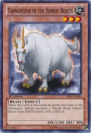 Tanngrisnir of the Nordic Beasts - BP01-EN216 - Common 1st Edition