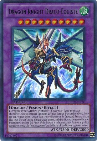 Dragon Knight Draco-Equiste - DREV-EN038 - Ultra Rare 1st Edition