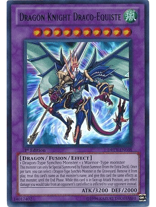 Dragon Knight Draco-Equiste - DREV-EN038 - Ultra Rare 1st Edition