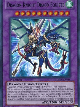 Dragon Knight Draco-Equiste - DREV-EN038 - Ultra Rare 1st Edition