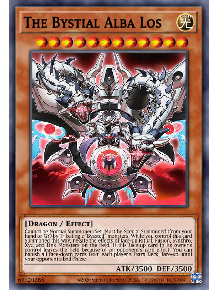 The Bystial Alba Los  - DABL-EN010 - Ultra Rare 1st Edition 1