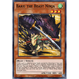 Baku the Beast Ninja  - DABL-EN017 - Super Rare 1st Edition