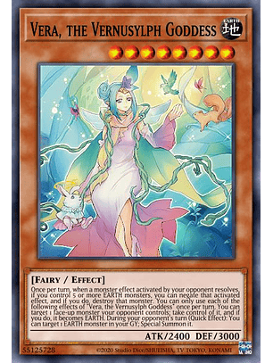 Vera the Vernusylph Goddess  - DABL-EN025 - Ultra Rare 1st Edition