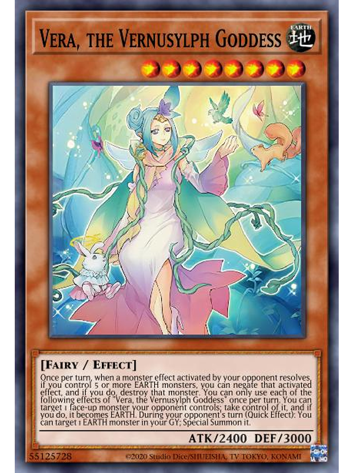 Vera the Vernusylph Goddess  - DABL-EN025 - Ultra Rare 1st Edition 1